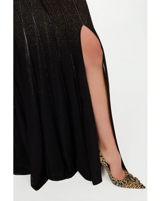 Roberto Cavalli Black Long Dress