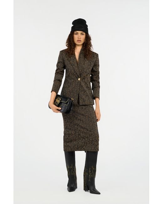 Roberto Cavalli Black Leopard Print Jacket Blazer