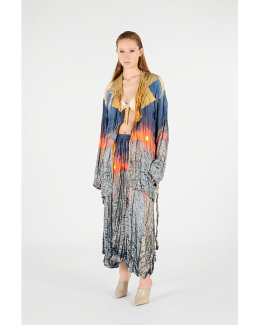 Roberto Cavalli Multicolor Sunrise Print Jacket