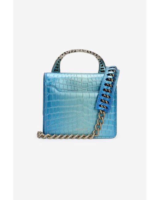 Roberto Cavalli Blue Medium Roar Bag