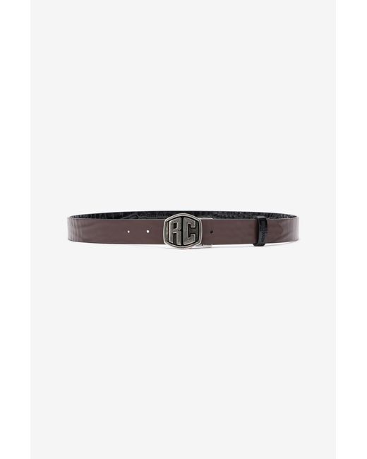 Roberto Cavalli Multicolor Reversible Belt With Rc Monogram for men