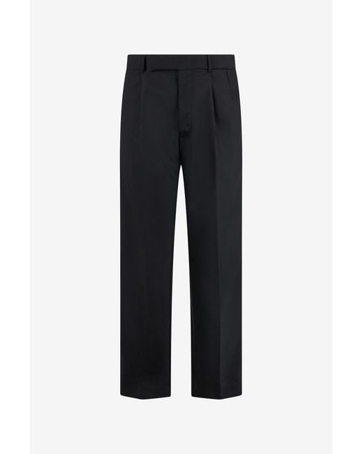 Roberto Cavalli Black Elegant Trousers for men