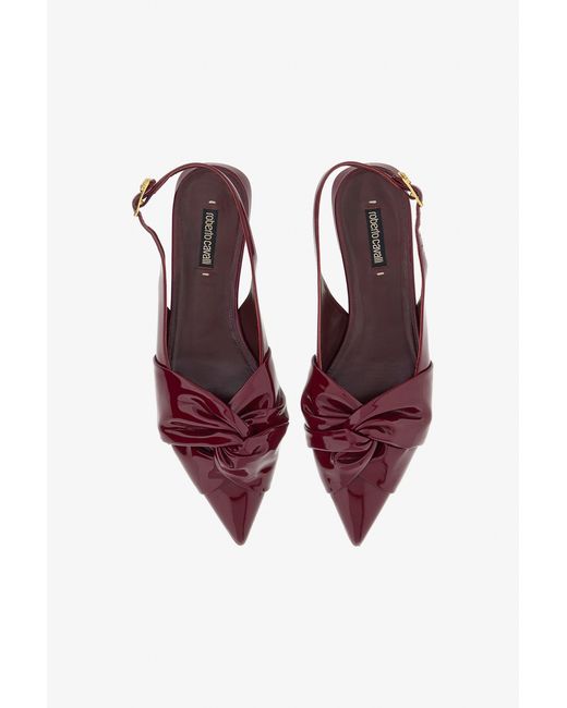 Roberto Cavalli Purple Le Pettegole Slingback