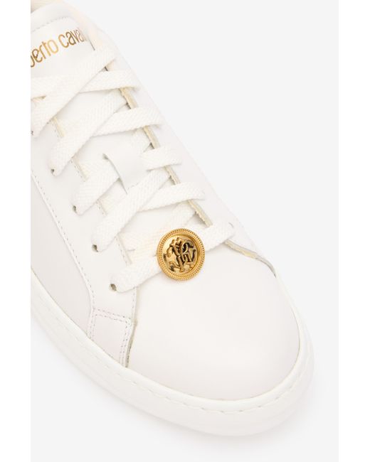 Zapatillas Con Talón Piel De Jaguar Roberto Cavalli de color Multicolor