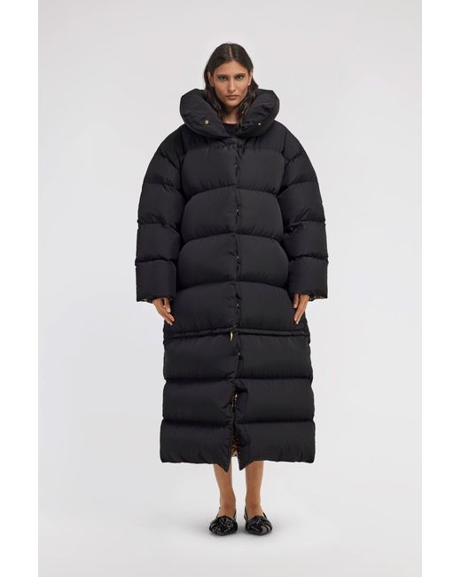 Roberto Cavalli Black Padded Coat
