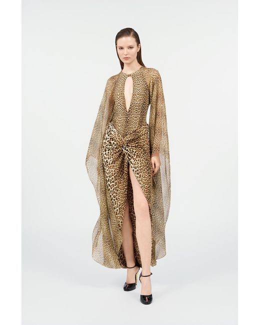 Roberto Cavalli White Baby Jaguar Print One-Piece Swimsuit