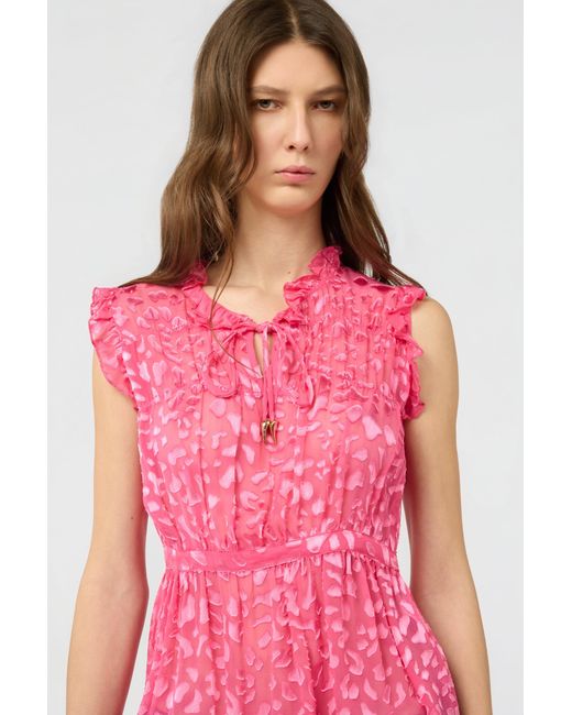 Roberto Cavalli Pink Tone-On-Tone Leopard Shirt