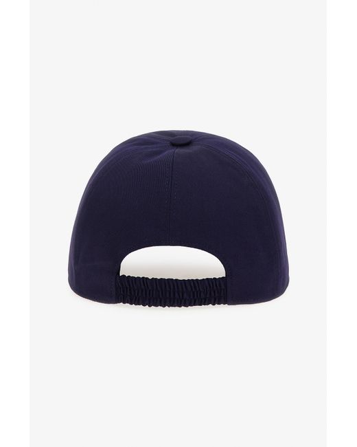 Roberto Cavalli Blue Cap With Logo