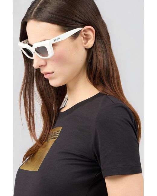 Roberto Cavalli Multicolor Statement Front Sunglasses