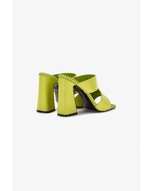 Roberto Cavalli Multicolor Sandals With Monogram Mirror Snake