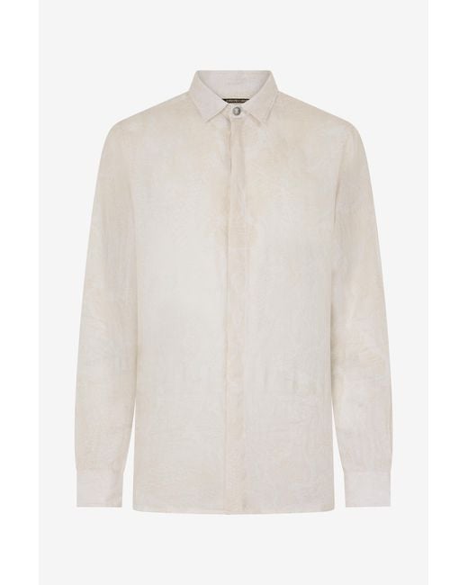 Roberto Cavalli White Shirt for men