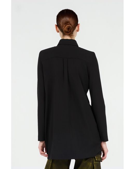 Camicia Nera Lunga di Roberto Cavalli in Black