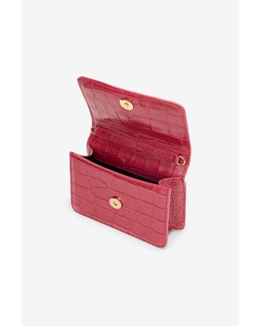Roberto Cavalli Red Small Roar Bag