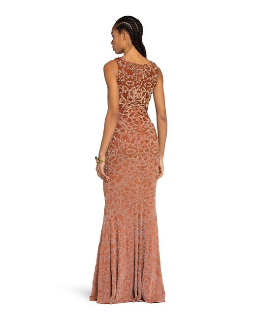 Roberto Cavalli White Bead-Embellished Maxi Dress