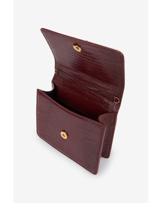 Borsa Bordeaux Con Serpenti di Roberto Cavalli in Multicolor