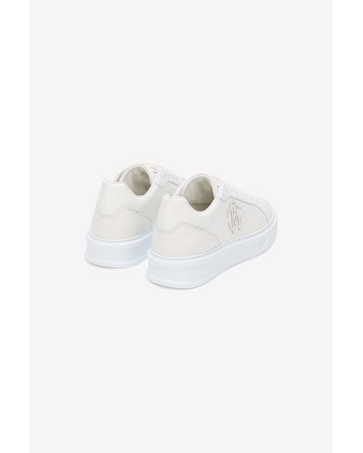 Roberto Cavalli Multicolor Sneaker With Monogram Rc