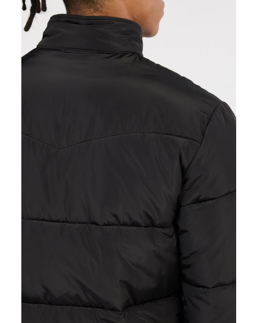 Piumino Nero Con Monogram Jc di Roberto Cavalli in Black da Uomo