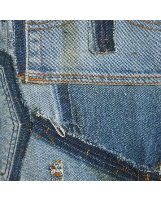 Roberto Cavalli Jeans Über Der Patchwork Capsule Collection in Blue für Herren