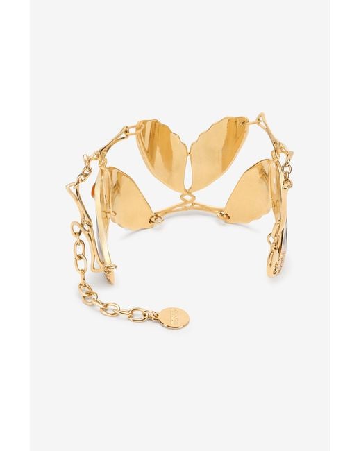 Roberto Cavalli Metallic Butterfly Bracelet
