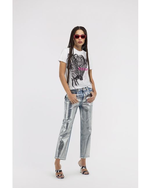 Roberto Cavalli Multicolor Just Cavalli T-Shirt