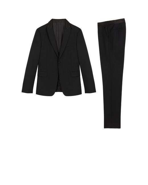 Roberto Cavalli Black Single-Breasted Wool Blazer for men