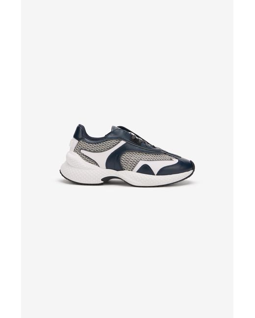 Roberto Cavalli Blue Chunky Sneaker for men
