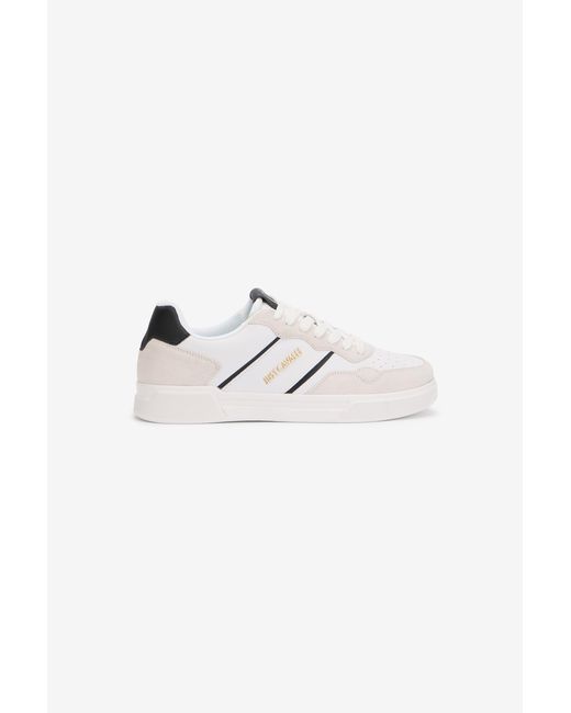Roberto Cavalli Multicolor Leather Sneakers With Suede Inserts for men