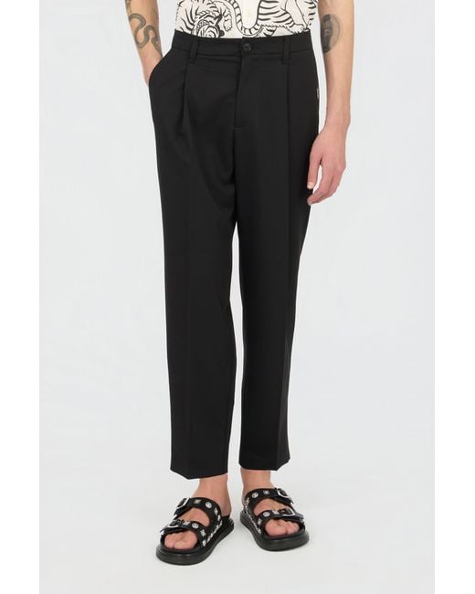 Roberto Cavalli Black Trousers for men