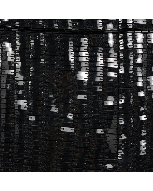 Roberto Cavalli Black Sequin Mini Skirt