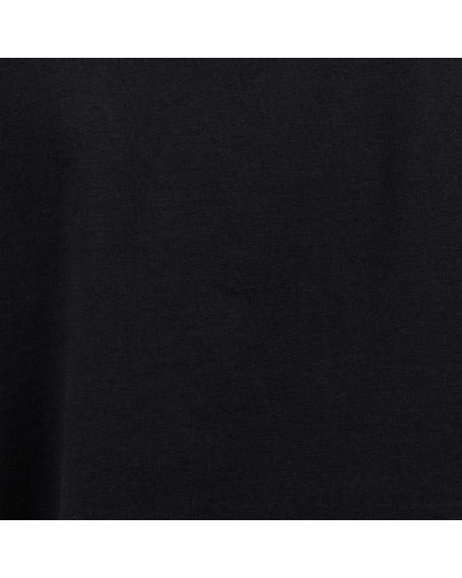 Roberto Cavalli Black T-Shirt With Snake Embroidery