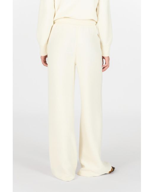 Roberto Cavalli White Drawstring Trousers
