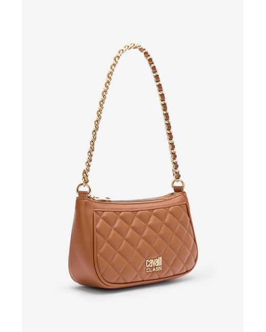 Roberto Cavalli White Cavalli Class Shoulder Bag