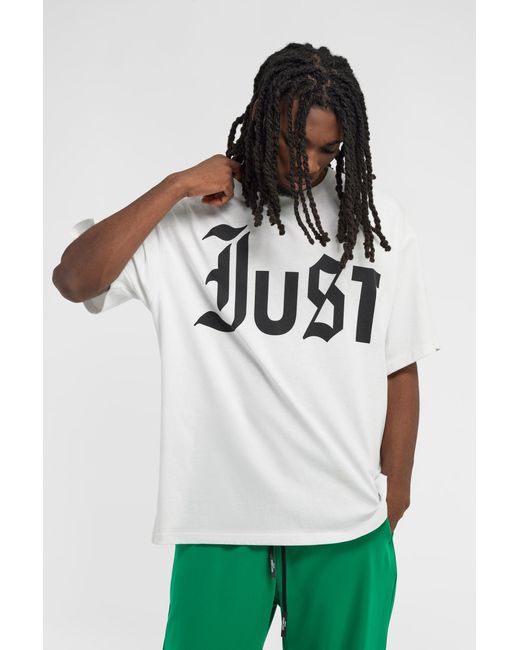 Roberto Cavalli White Just Cavalli T-Shirt for men