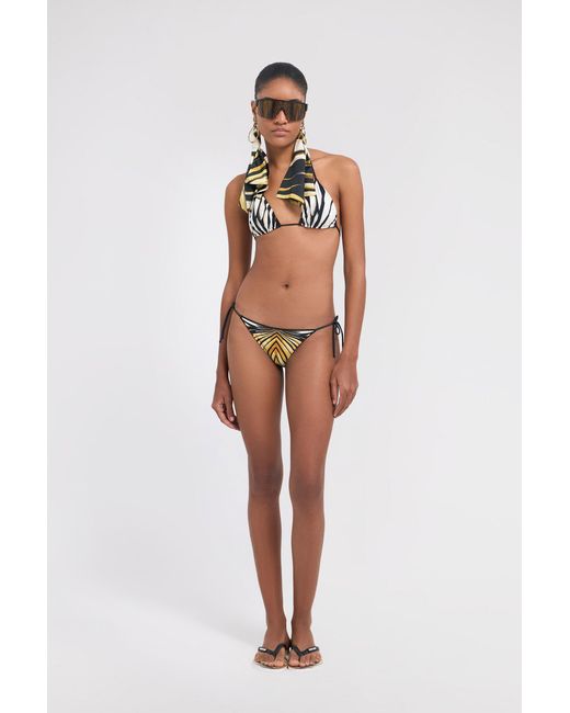 Roberto Cavalli Multicolor Ray Of Print Swimsuit Bikini Bottom