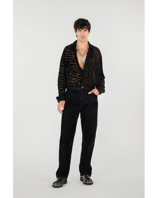 Roberto Cavalli Black Classic Jeans for men