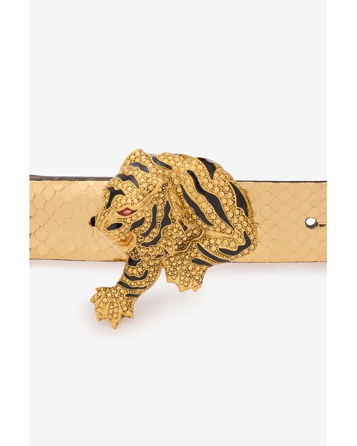 Roberto Cavalli White Roar Belt