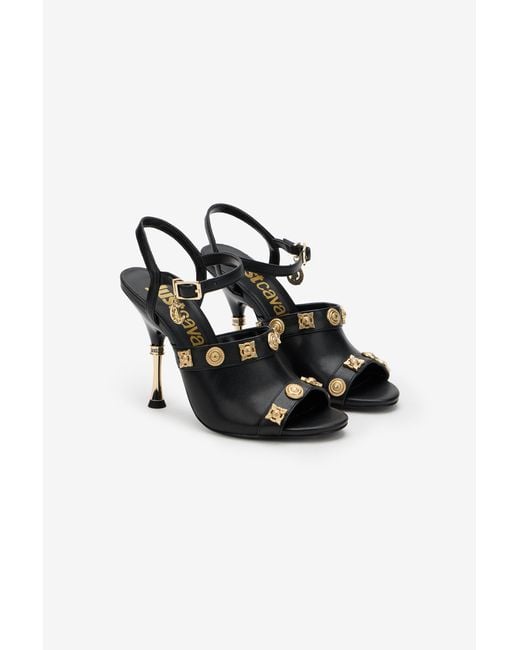 Roberto Cavalli Black Sandal