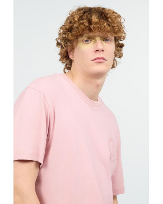 Roberto Cavalli Pink T-Shirt With Jc Monogram for men