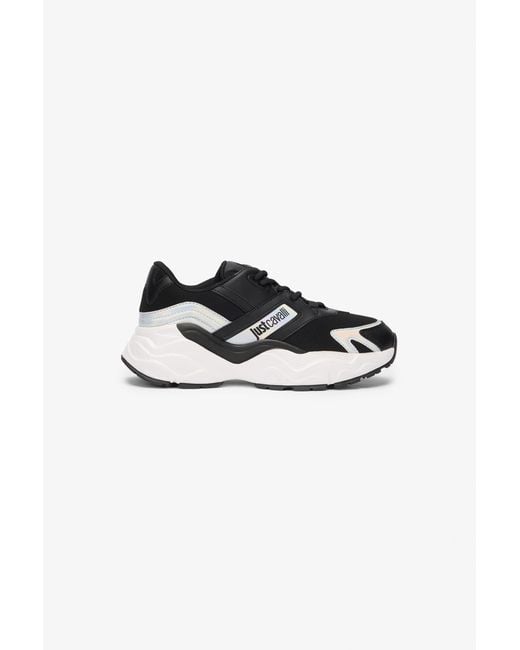Roberto Cavalli Black And Chunky Sneakers