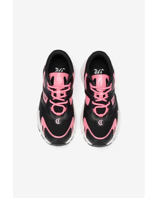 Roberto Cavalli Red And Chunky Sneakers