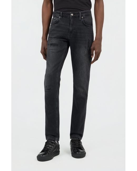 Roberto Cavalli Black Denim Trousers for men