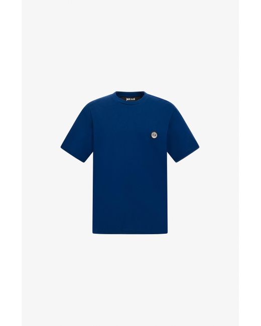 Roberto Cavalli Blue Just Cavalli T-Shirt for men
