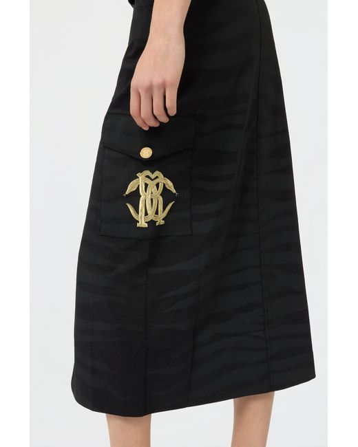 Roberto Cavalli Black Skirt