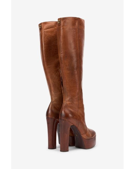 Roberto Cavalli Brown Boots