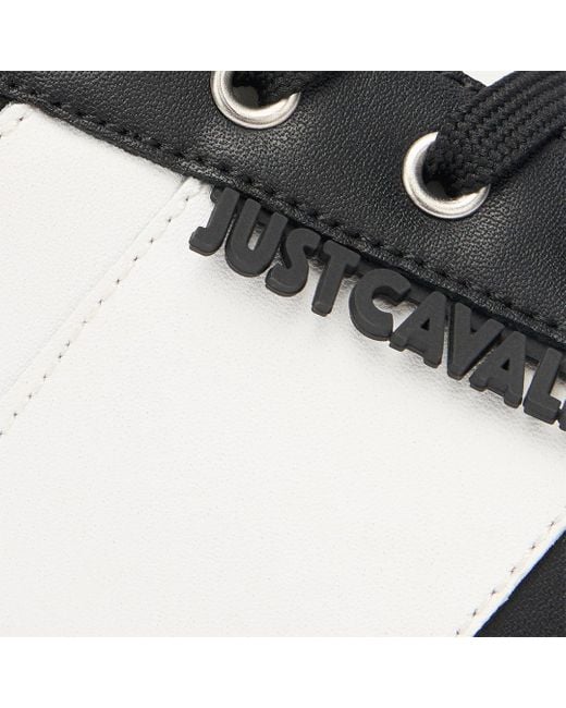 Zapatillas Con Logotipo Roberto Cavalli de hombre de color Black
