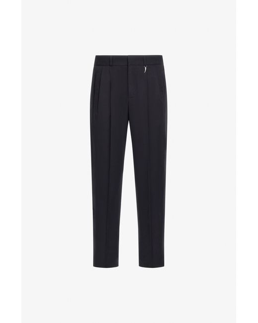 Roberto Cavalli Blue Pants With Fang Detail for men