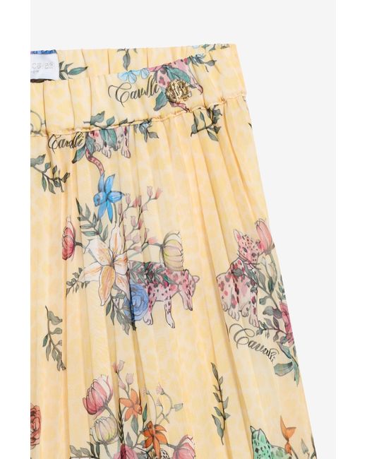 Roberto Cavalli Natural Skirt
