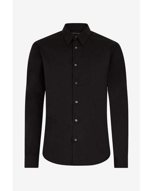 Roberto Cavalli Black Classic Rc Shirt for men