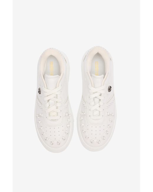 Roberto Cavalli Multicolor Sneakers With Embossed Inserts