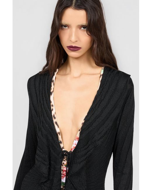 Roberto Cavalli Black Cardigan